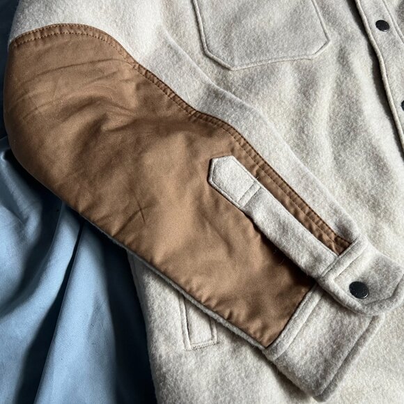 Todd Snyder x L.L. Bean Wool Shirt Jacket in Sailcloth - Picture 4 of 7